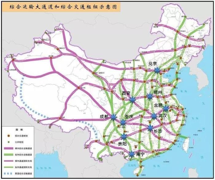 谁是中国最牛逼的高铁“米字型”城市？