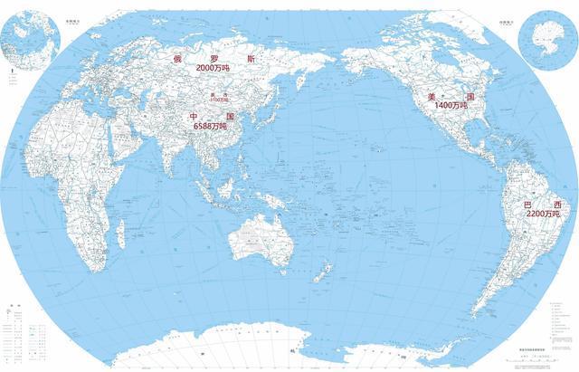 世界稀土储量最多的三个国家中国、蒙古和巴西，其中中国产量最高