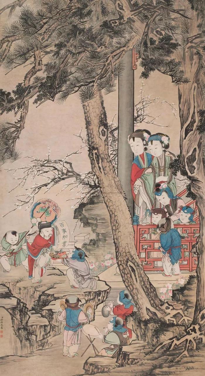 清宫十大著名画家作品集赏（100幅）