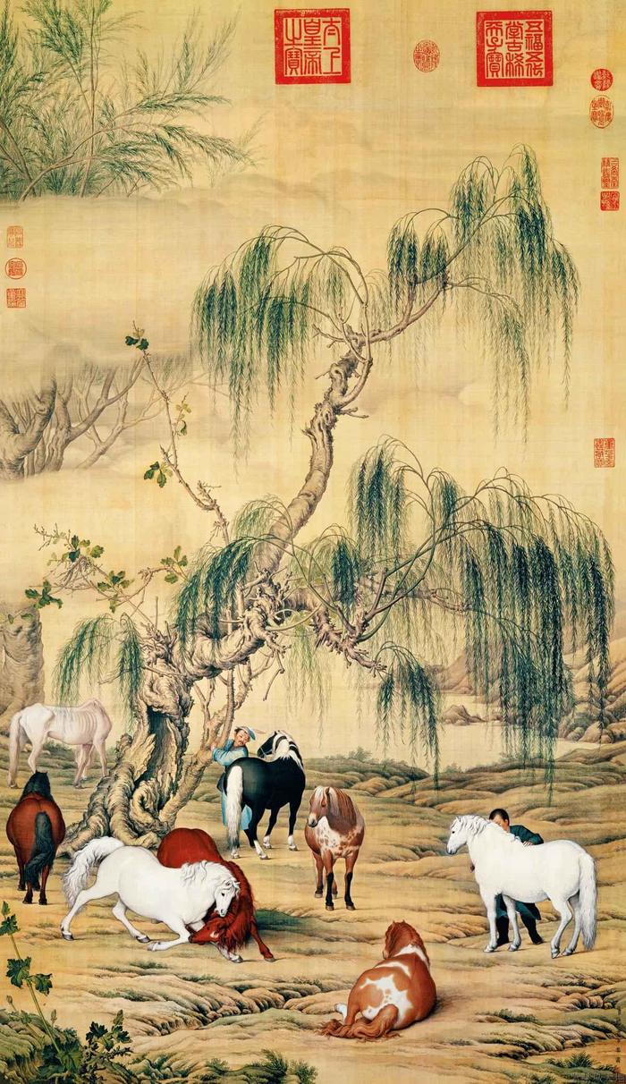 清宫十大著名画家作品集赏（100幅）