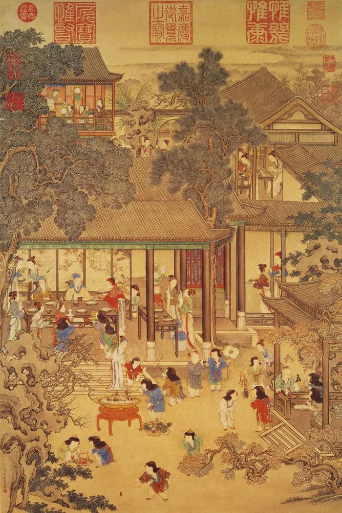 清宫十大著名画家作品集赏（100幅）