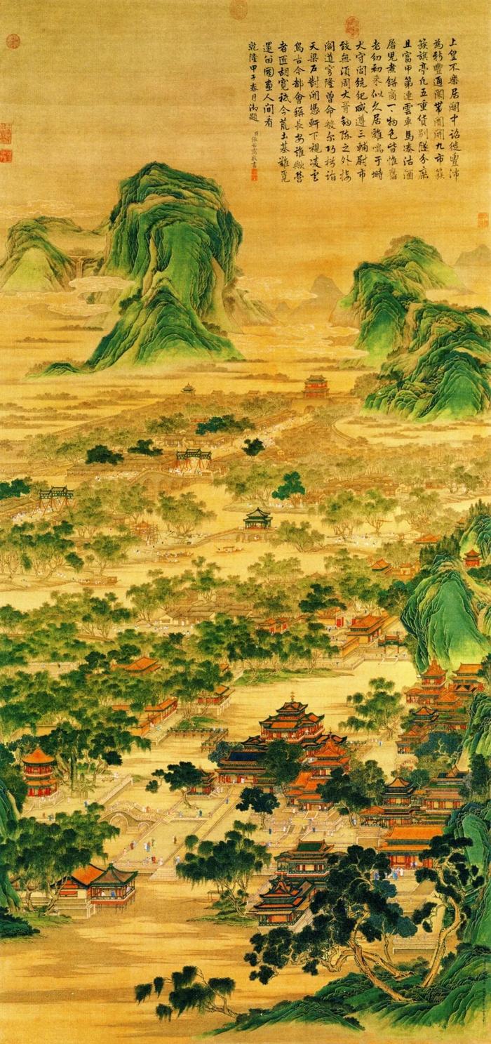 清宫十大著名画家作品集赏（100幅）