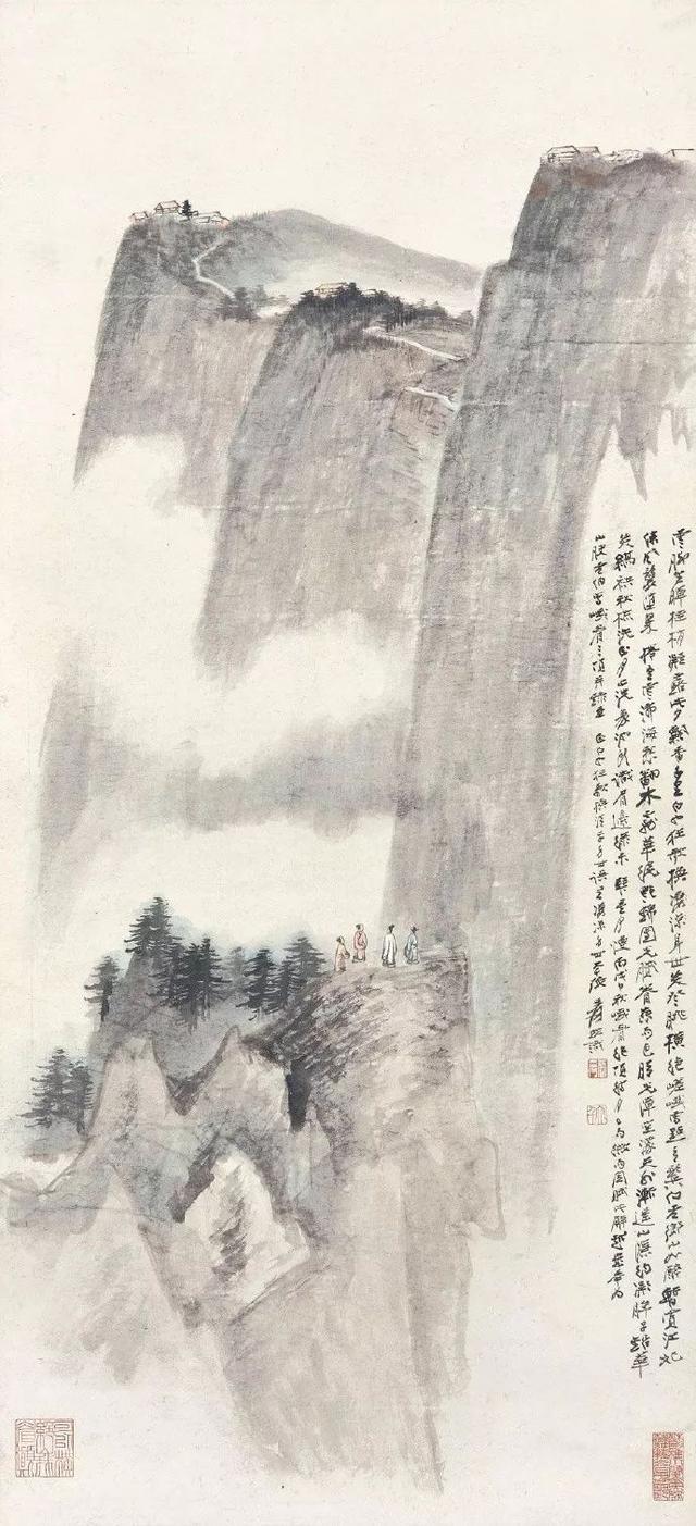 张大千三上峨眉山，创山水巨作令人叫绝