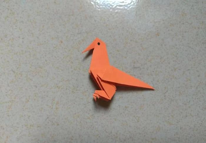 儿童手工折纸：小鸟怎么折简单又好看？