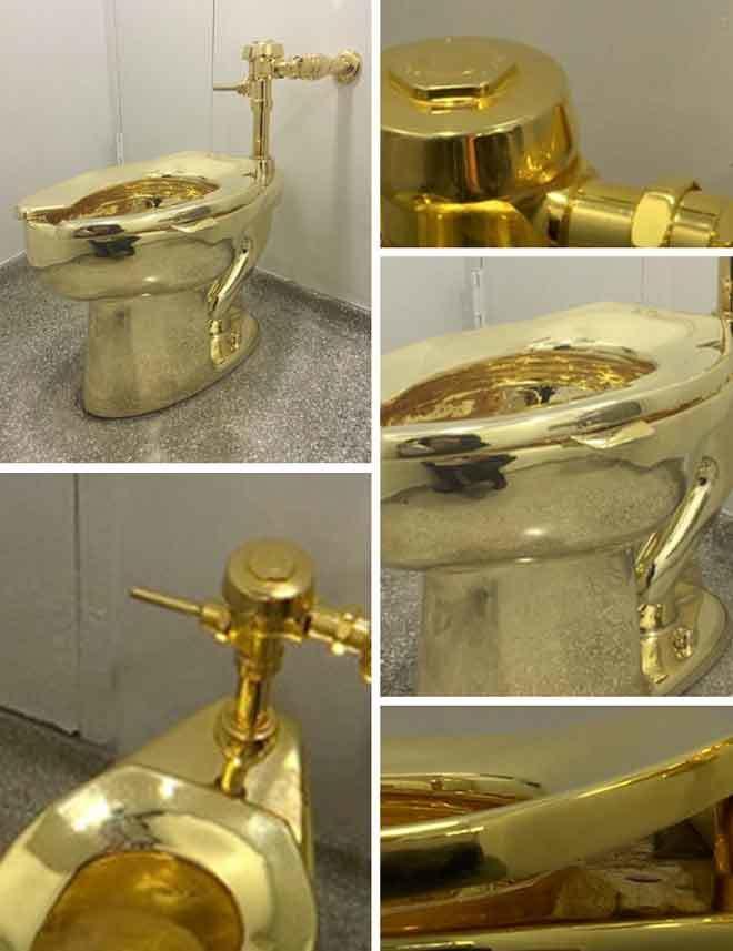 真正奢侈品，黄金坐便马桶，“土豪“的上厕所体验，一拉值千金