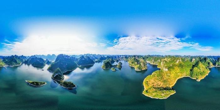 中国唯一没有大坝的水库，就在广西南宁，航拍下的景色太迷人！