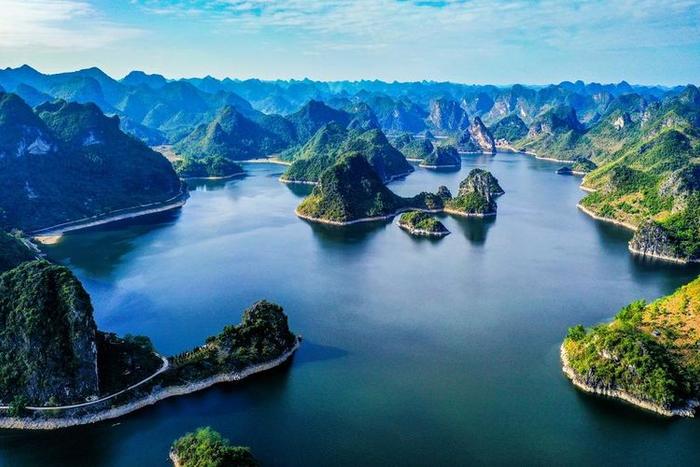中国唯一没有大坝的水库，就在广西南宁，航拍下的景色太迷人！