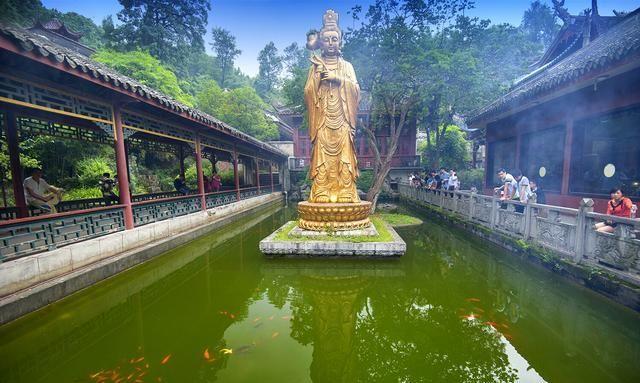 弘福寺，是贵阳最大、最出名的寺庙