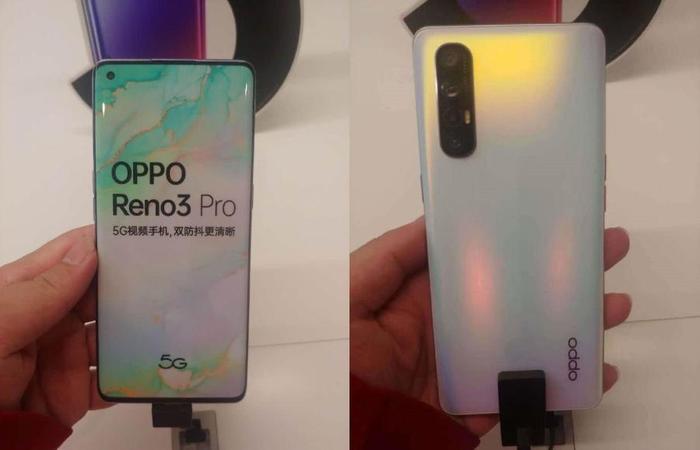 OPPO Reno3 Pro真机机模曝光 超窄边框＋后置四摄组合