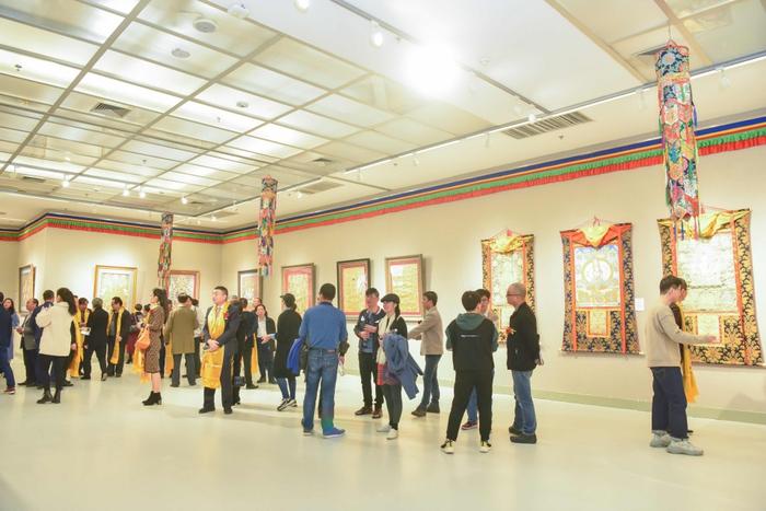 “笔尖上的修行——桑吉才让唐卡艺术展”于厦门美术馆正式开展
