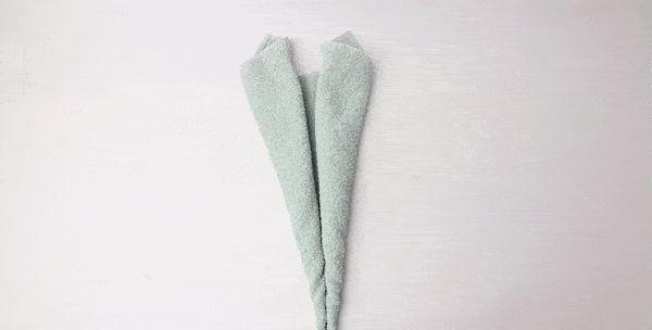 「综合手工」有趣的折毛巾艺术，可以跟小孩一起玩哦！