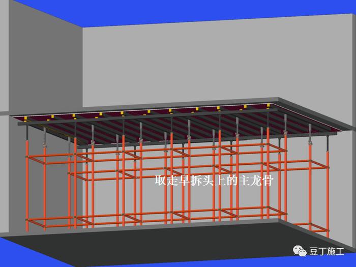 建筑施工早拆模板体系如何实现的高效率？多图说明附经济效益对比