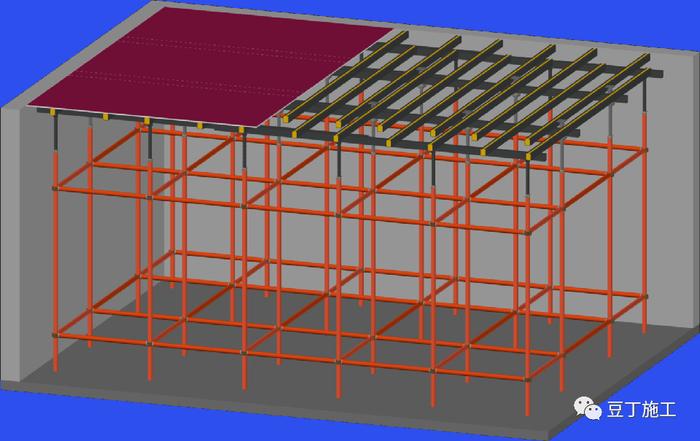 建筑施工早拆模板体系如何实现的高效率？多图说明附经济效益对比