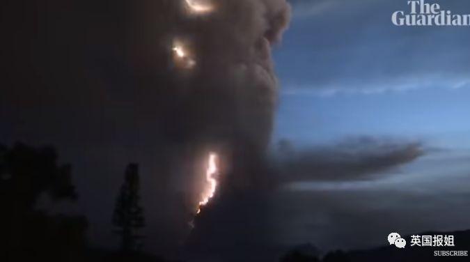 致命火山爆发！电闪雷鸣像世界末日，恐紧急撤离20万人！