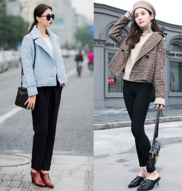 女人个子矮，冬天试试这3款短外套，时髦显高，第1款真的很显瘦！