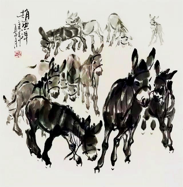 赵忠祥自学书画50年，还与黄胄范曾留有佳话，生前这些画让人惊讶