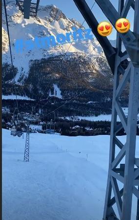 51岁邓文迪又去瑞士滑雪了！别样人生真开心，难怪越来越有少女感