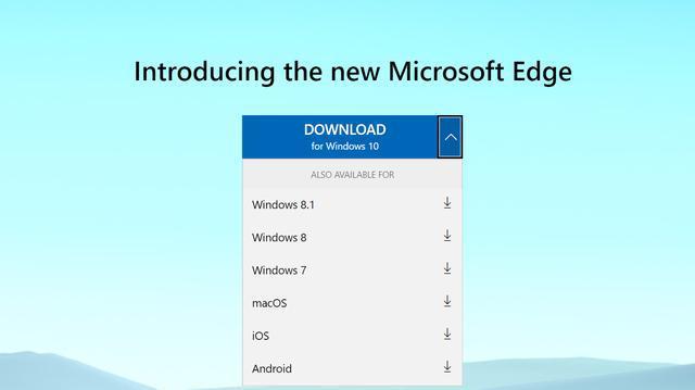 微软全新浏览器Microsoft Edge已上线，支持7个平台90多种语言