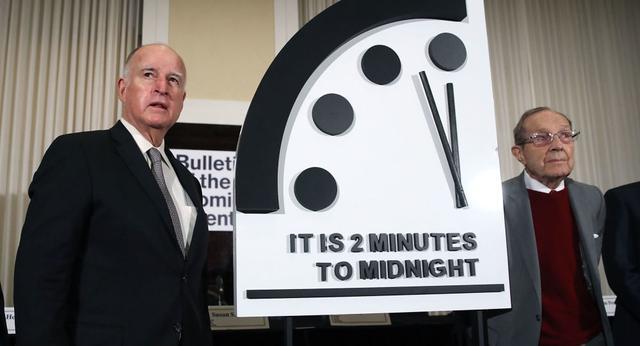 末日时钟的指针又向前拨动了20秒，距离世界核大战不到两分钟？
