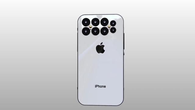 iPhone12Pro概念图：后置密集8颗摄像头，静音方式也变了