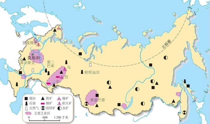 “西伯利亚”地区虽然人烟稀少，但是却奠定了俄罗斯的大国地位