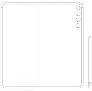 Mate X2？华为全新折叠屏专利曝光：6摄设计 自带手写笔
