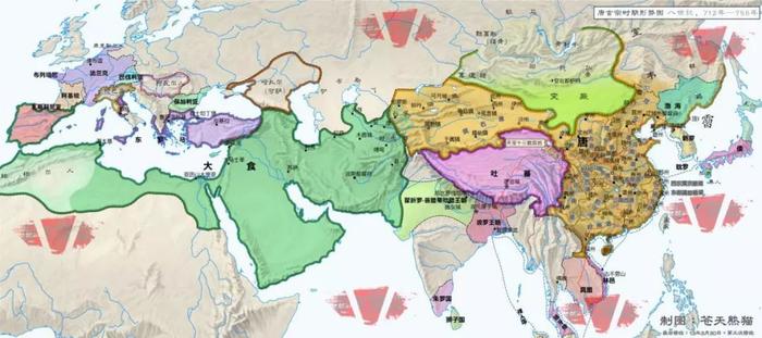 ▲ 东西方并立的两大帝国