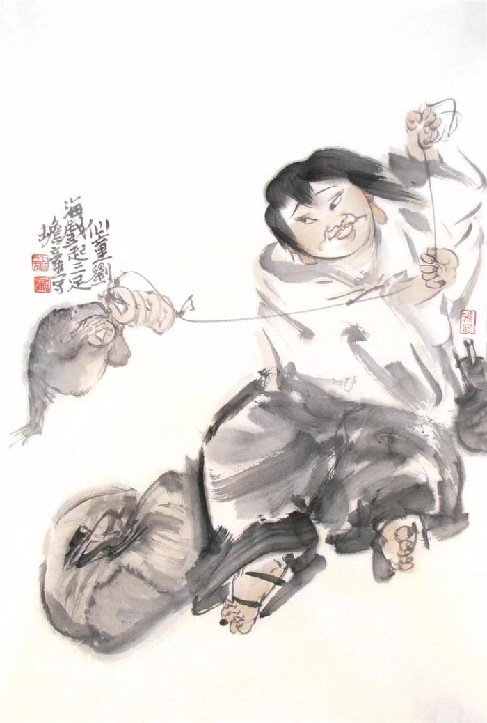 鼠年贺岁|张立奎中国画作品欣赏