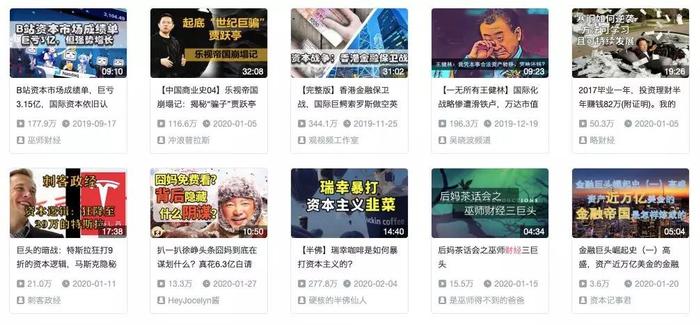现象级的“巫师财经”们,是B站的内容新拐点?