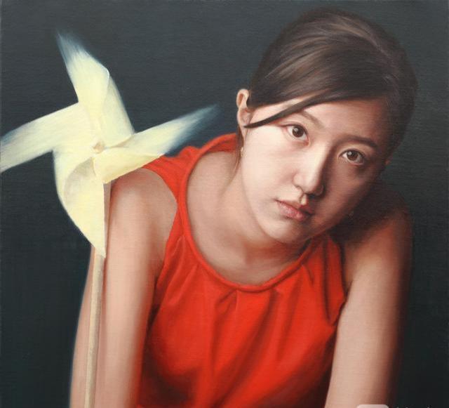 青年艺术家陈海强写实人体油画欣赏，细腻逼真