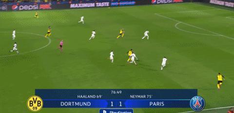 哈兰德梅开二度 多特2-1巴黎 马竞1-0小胜利物浦 萨乌尔破门