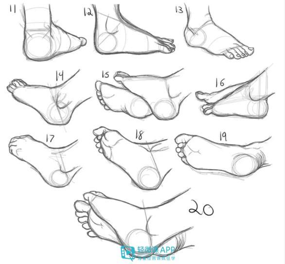 脚怎么画？动漫人物脚的画法！