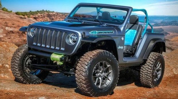 Jeep为越野大会打造七款新车型, 概念图已经由官方发布