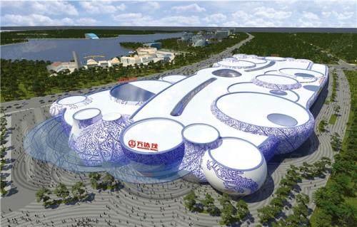 最具“中国风”的建筑，耗资400亿，满眼都是青花瓷