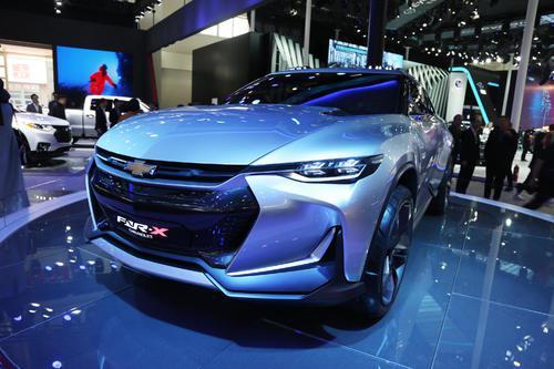 雪佛兰FNR-X全功能运动概念车，2018北京车展实拍！