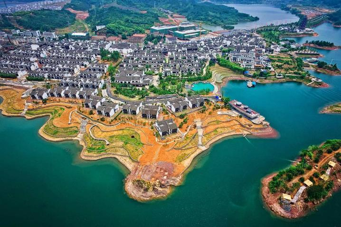 探秘千岛湖新水下古城--文渊狮城