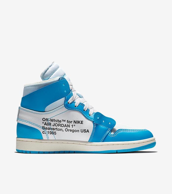 北美突袭发售，Off-White x Air Jordan 1「UNC」炒价飙升！