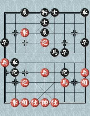 中国象棋布局陷阱解密之十三  双弃兵五七炮破反宫马右炮封车局