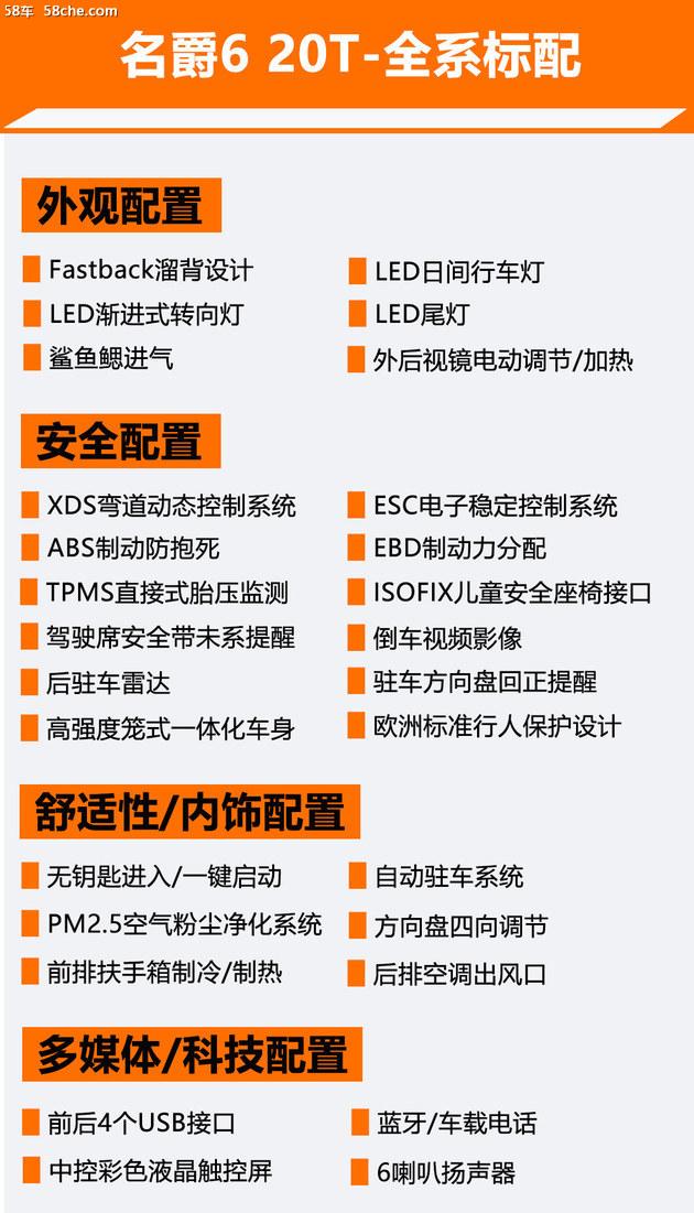 2019款名爵6来了 看看选哪个配置更靠谱