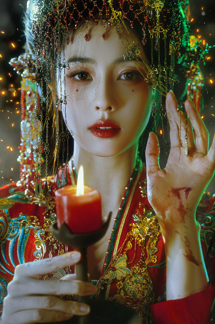 白鹿新剧《唐宫奇案》明日开播，九张诡谲写真引期待