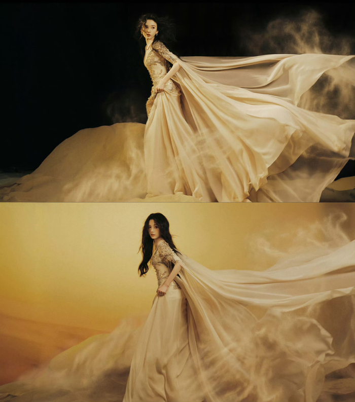 宋祖儿大漠大片曝光，演绎绝色圣女