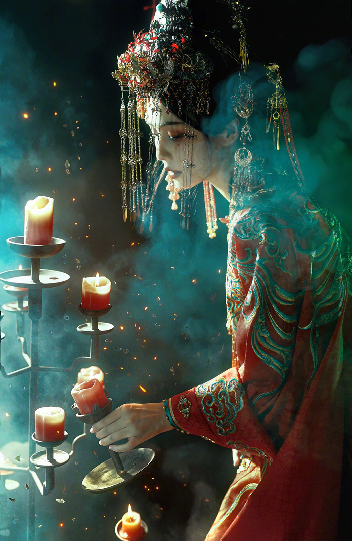 白鹿新剧《唐宫奇案》明日开播，九张诡谲写真引期待