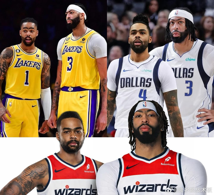 浓眉拉塞尔加盟奇才，NBA多笔重磅交易达成