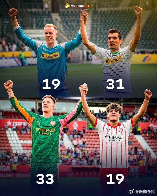 特尔斯特根赫罗纳首秀，与前队友之子同场竞技