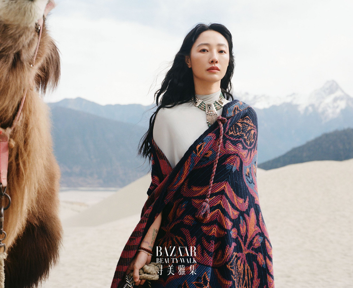 白百何西藏林芝开启向心之旅