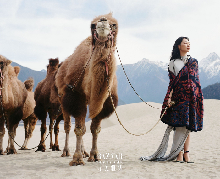 白百何西藏林芝开启向心之旅