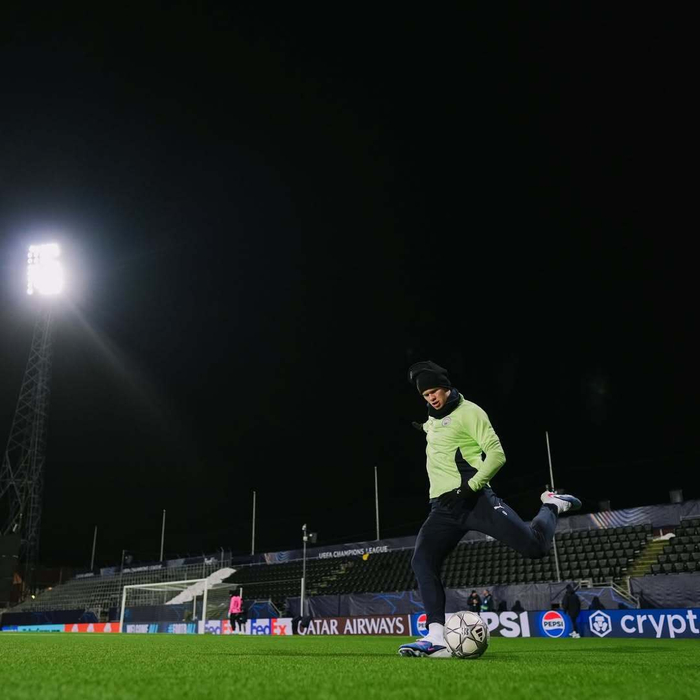 曼城备战欧冠训练，迎战博德闪耀