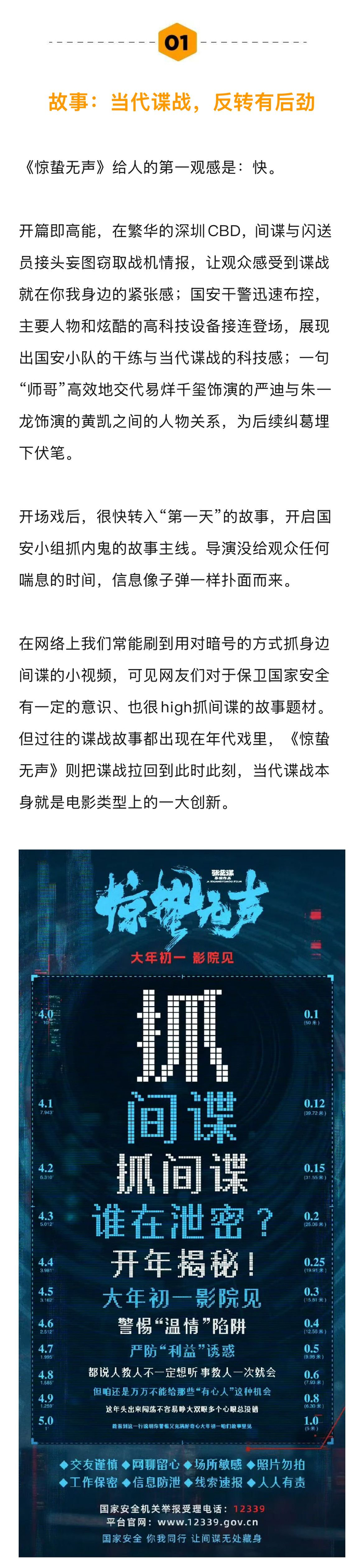 张艺谋75岁再创新作惊蛰无声，易烊千玺朱一龙飙戏撑起暗战