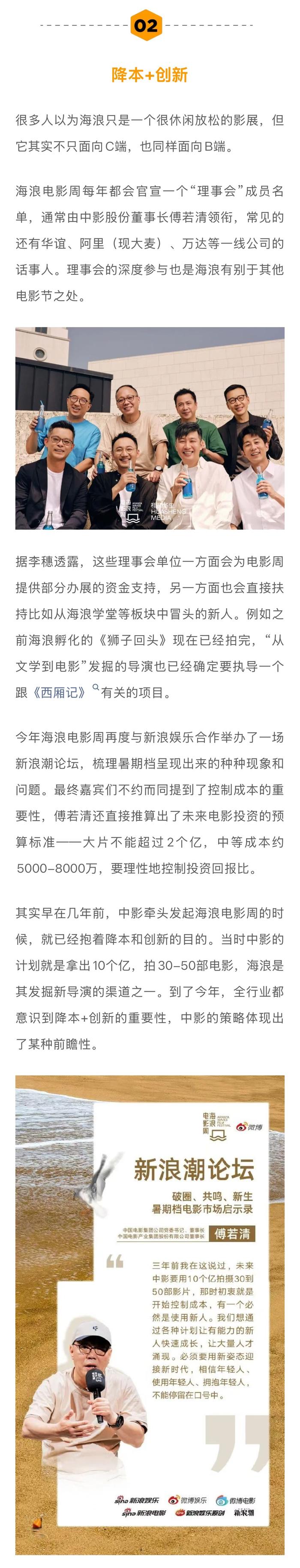 海浪电影周落幕，李穗称不做标准电影节