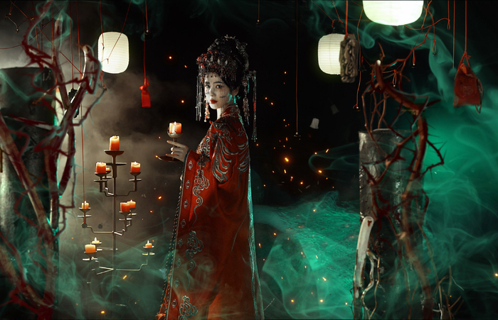 白鹿新剧《唐宫奇案》明日开播，九张诡谲写真引期待